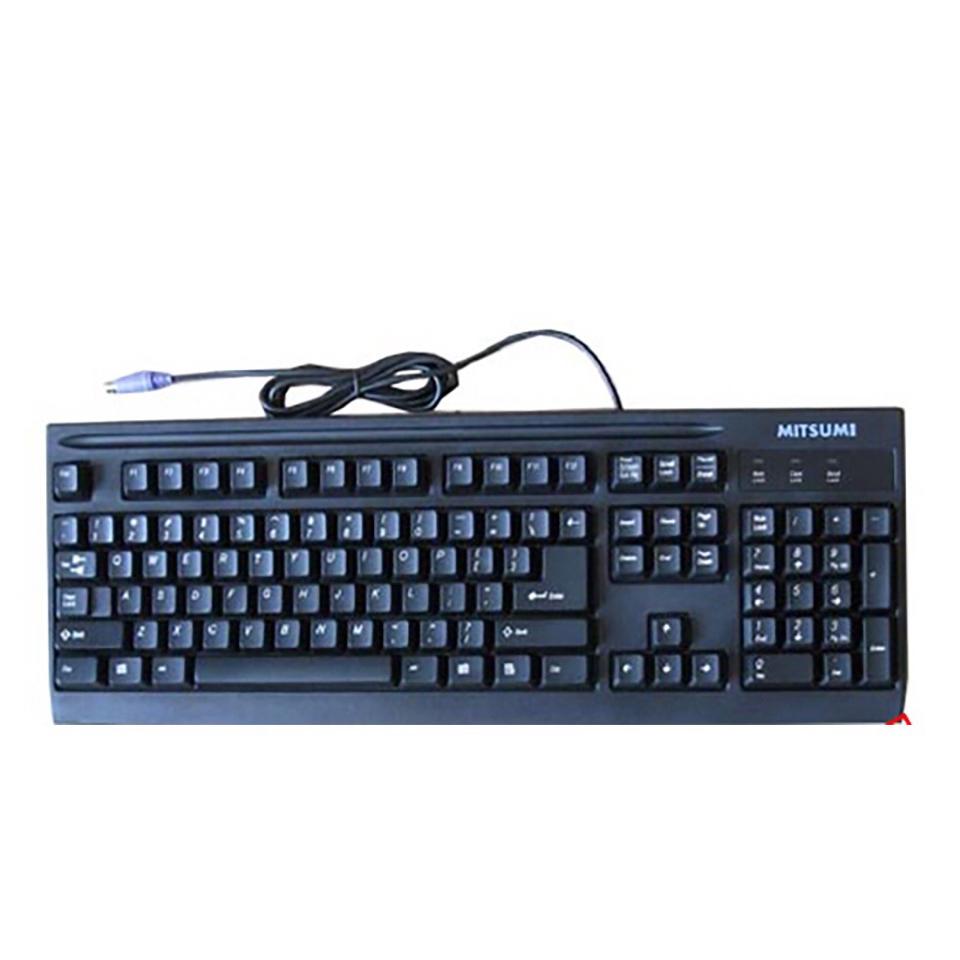 Bàn phím Mitsumi cổng tròn PS2-duoc-ban-tai-Vi tính- Âm Thanh- Camera - Đèn NLMT Gia Phát