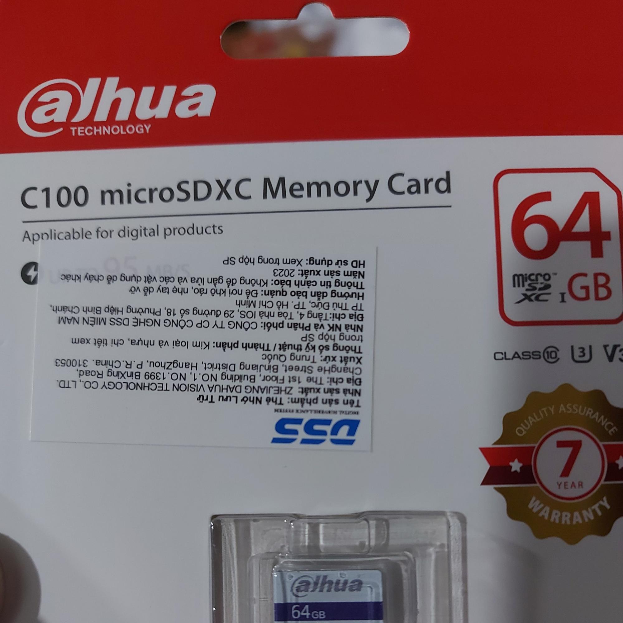 Thẻ nhớ 64GB Dahua-BH24T-duoc-ban-tai-Vi tính- Âm Thanh- Camera - Đèn NLMT Gia Phát