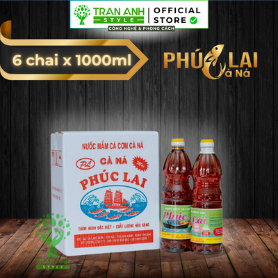 Nước mắm Phúc Lai Cà Ná loại 1 - 6 chai nhựa 1 Lít-duoc-ban-tai-Trần Anh Style