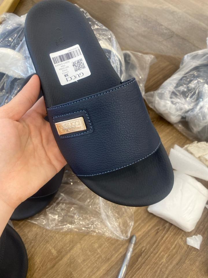 Dép Gucci xanh khâu quai-duoc-ban-tai-Ruby Boutique 