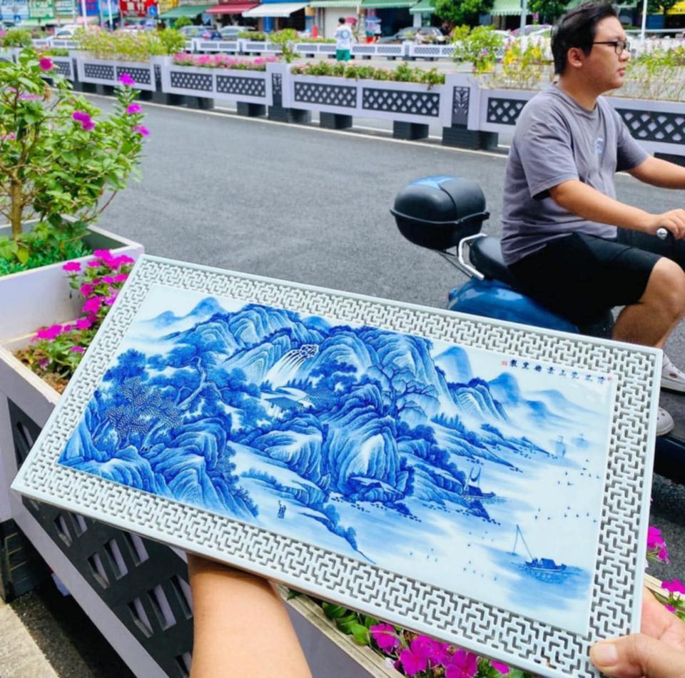 Khay Sứ Cảnh Đức Sơn Thuỷ Luxury-duoc-ban-tai-Cộng Đồng Luxury Nguyễn VănAnh