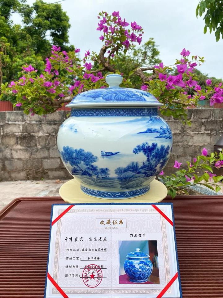 Hũ Trà Sơn Thuỷ Nung Củi-duoc-ban-tai-Cộng Đồng Luxury Nguyễn VănAnh