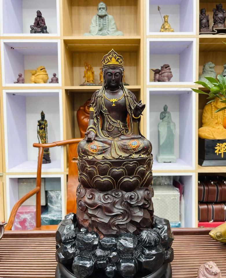 Tượng Phật Mẹ Quan Âm Tự Tại Tử Đàn Ấn Độ-duoc-ban-tai-Cộng Đồng Luxury Nguyễn VănAnh