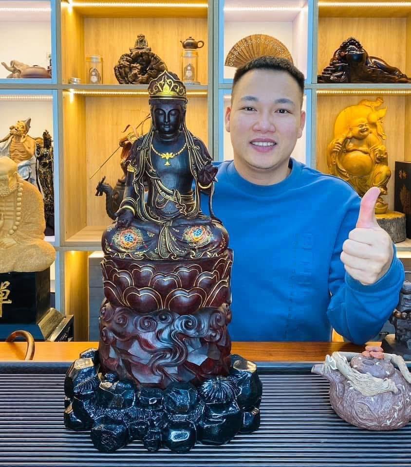 Tượng Phật Mẹ Quan Âm Tự Tại Tử Đàn Ấn Độ-duoc-ban-tai-Cộng Đồng Luxury Nguyễn VănAnh