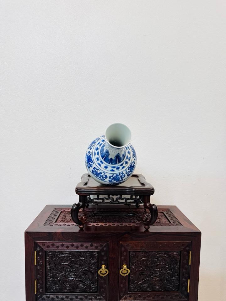 Bình Tròn Hoa Cổ Nung Củi-duoc-ban-tai-Cộng Đồng Luxury Nguyễn VănAnh