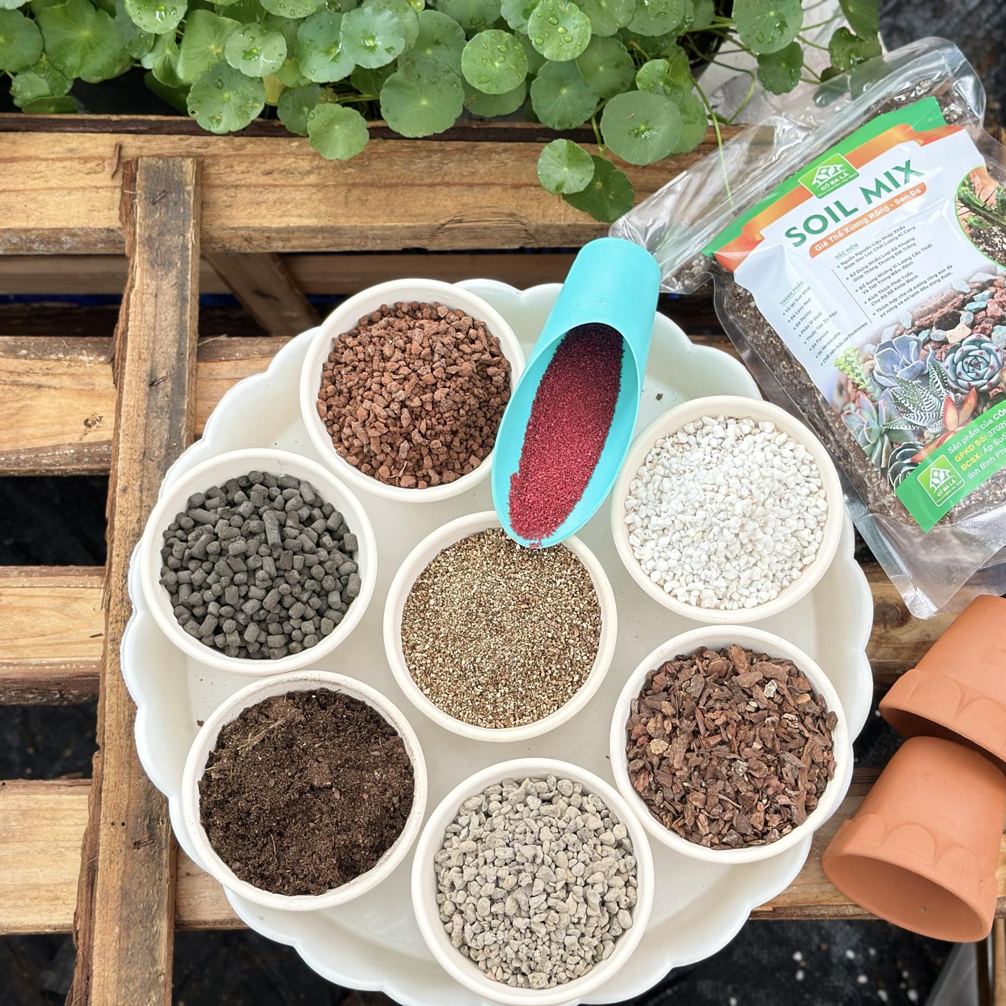 Giá thể Soilmix túi 3dm3 ~1.2kg-duoc-ban-tai-Vật tư cây cảnh Cỏ Ba Lá