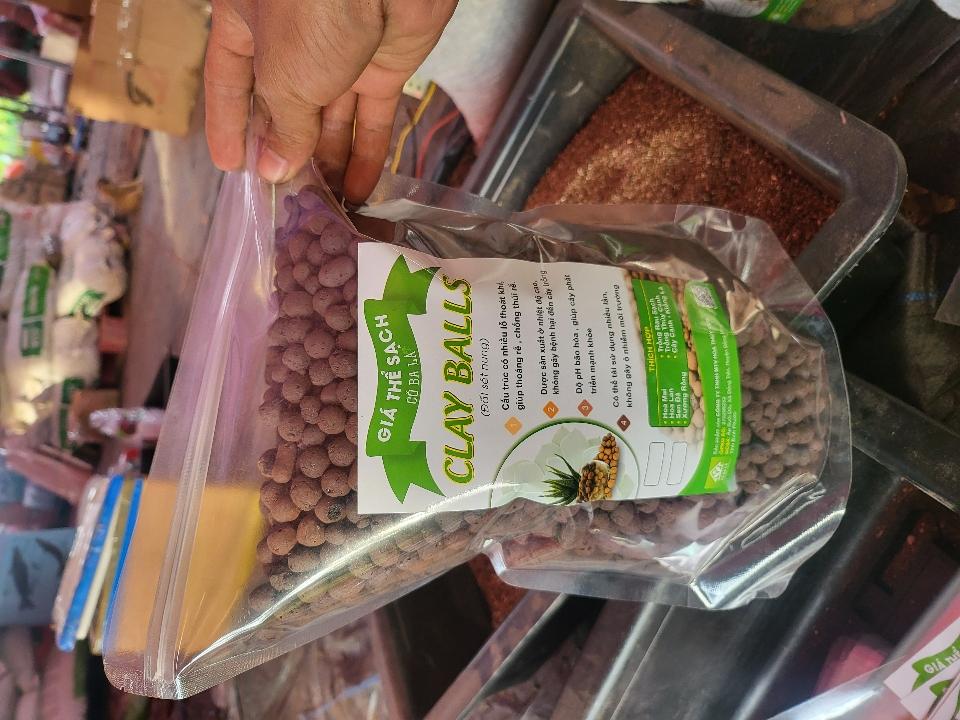 Hạt Đất Nung CLAYBALL  Túi 5dm-duoc-ban-tai-Vật tư cây cảnh Cỏ Ba Lá