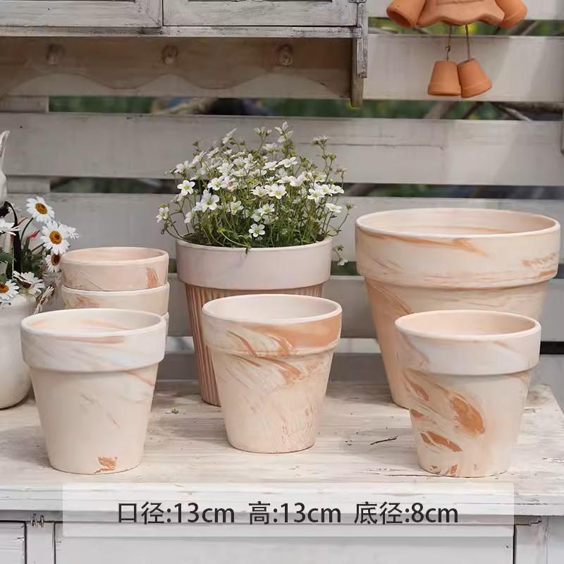 Chậu Đất Nung Ly Loang-duoc-ban-tai-Vật tư cây cảnh Cỏ Ba Lá