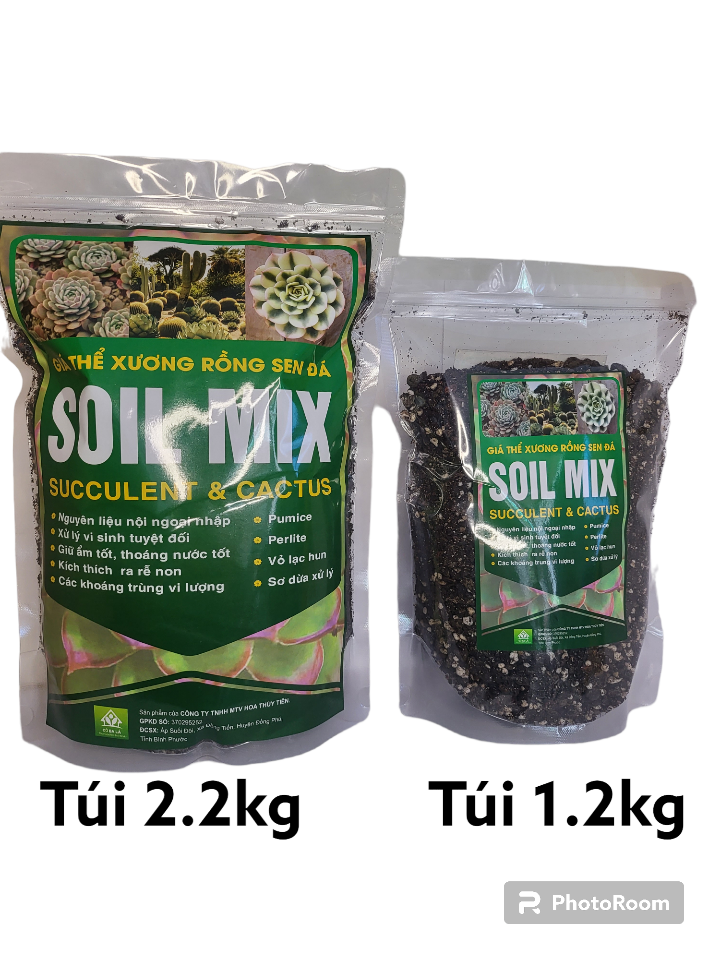 Giá thể Soilmix túi 3dm3 ~1.2kg-duoc-ban-tai-Vật tư cây cảnh Cỏ Ba Lá
