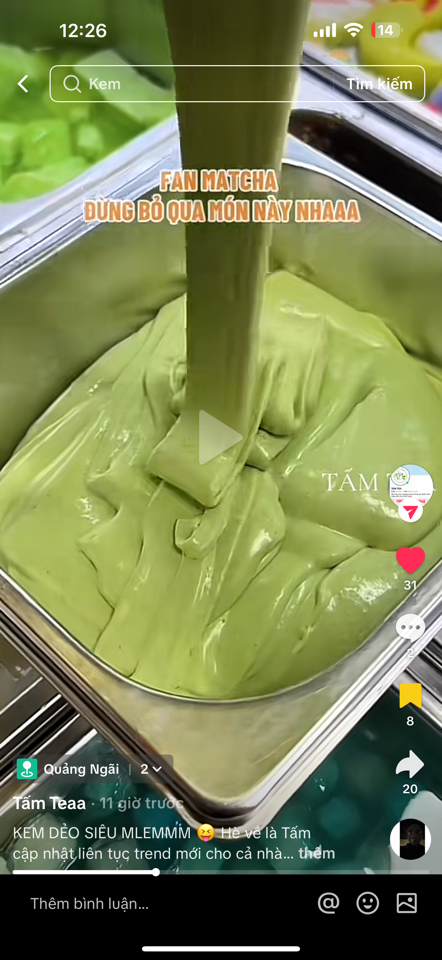 Kem dẻo 3 vị-duoc-ban-tai-TẤM TEA