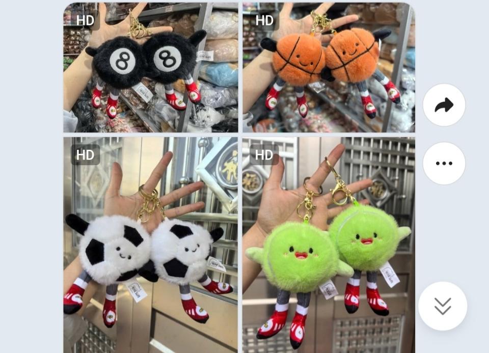 Móc khoá banh bóng-duoc-ban-tai-Shop Nhà Tô