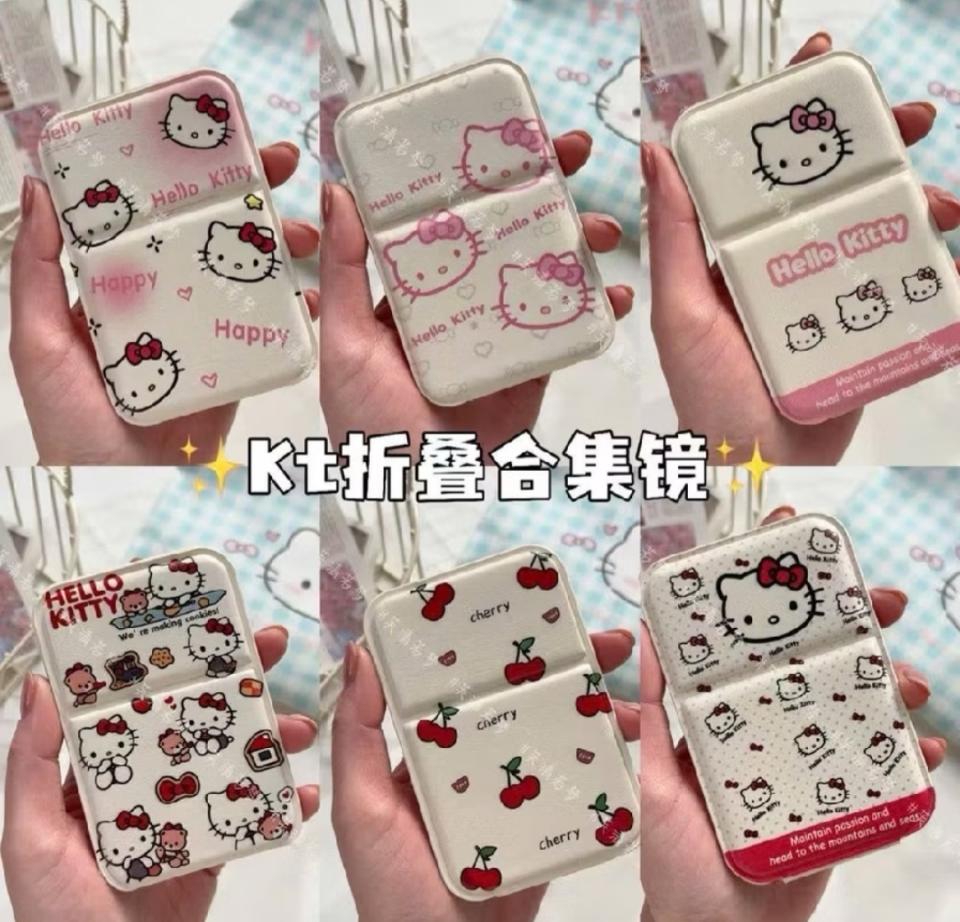 Gương cầm tay - da gấp gọn-duoc-ban-tai-Shop Nhà Tô