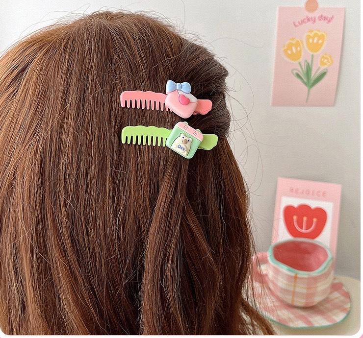 Kẹp tóc hình lượt xinh xắn KEP28-duoc-ban-tai-Phụ Kiện Mai Phuong Huynh