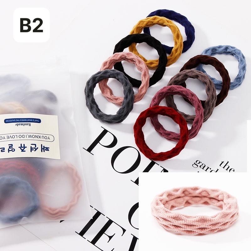 Dây cột tóc nhiều màu combo 10 chiếc COT3-duoc-ban-tai-Phụ Kiện Mai Phuong Huynh