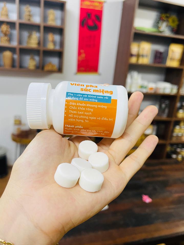 Viên pha súc miệng,lọ 20viên-duoc-ban-tai-Quỳnh thảo dược