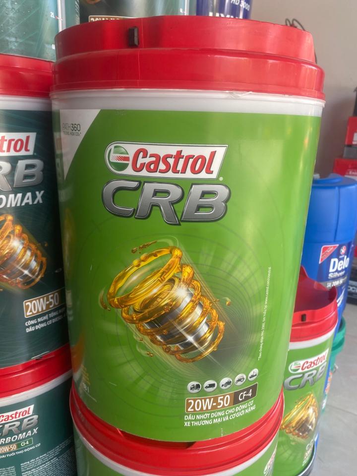 CASTROL CRB 20W50 CF4-18L-duoc-ban-tai-DẦU NHỜN & ẮC QUY DŨNG VỸ