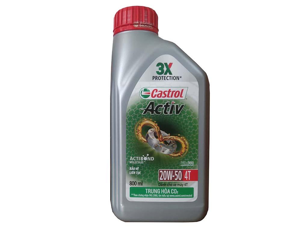 Castrol activ 0,8L-duoc-ban-tai-DẦU NHỜN & ẮC QUY DŨNG VỸ