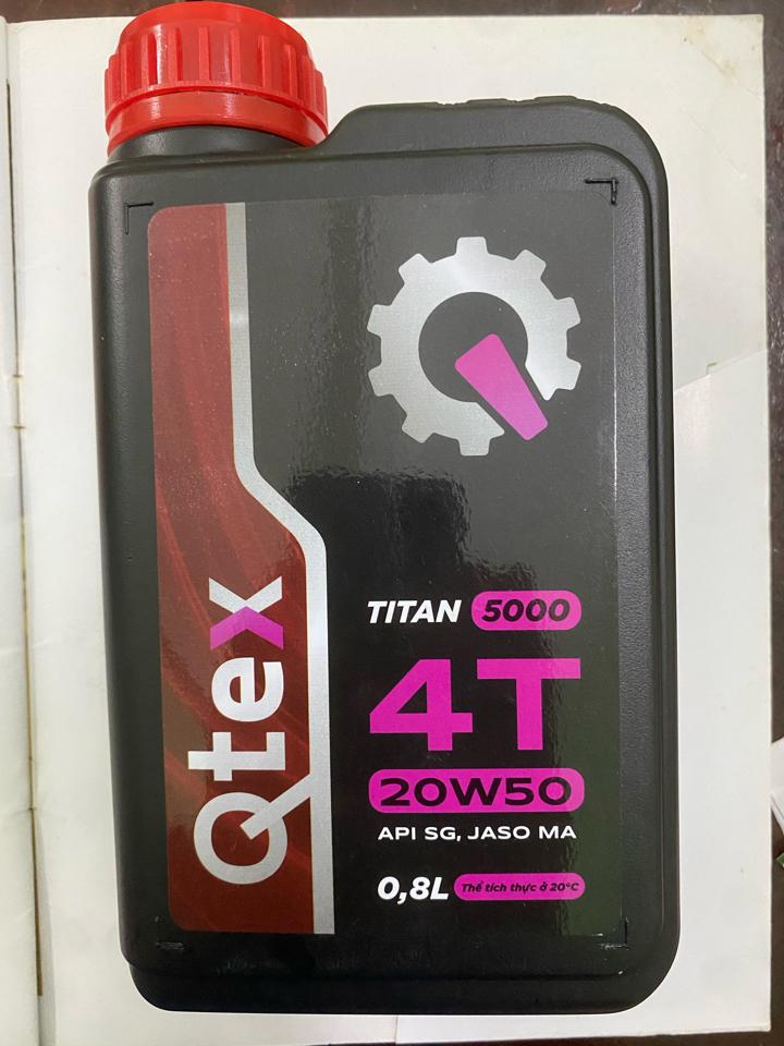 Qtex titan 5000 0,8l-duoc-ban-tai-DẦU NHỜN & ẮC QUY DŨNG VỸ