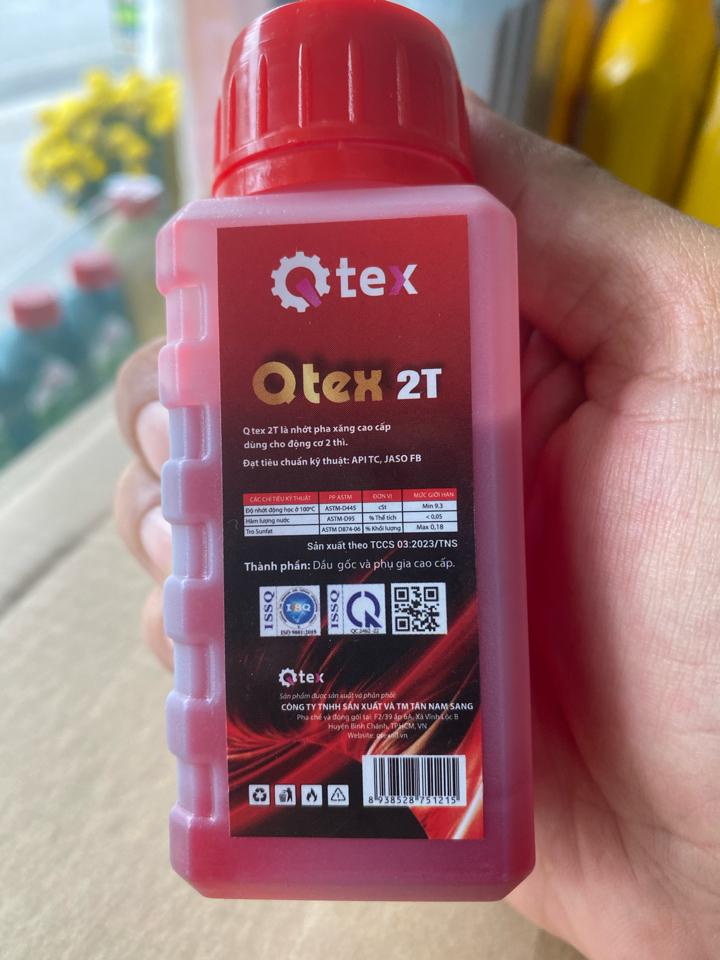 Qtex 2T 100ml-duoc-ban-tai-DẦU NHỜN & ẮC QUY DŨNG VỸ