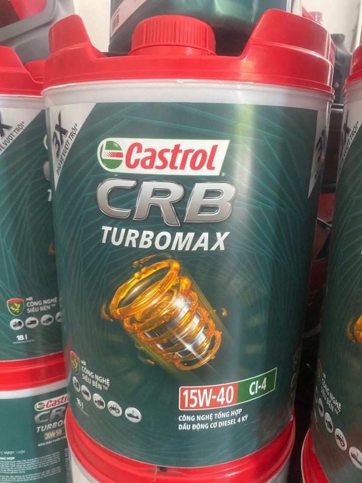 CASTROL CRB TURBOMAX 15W40 - CI4 - 18L-duoc-ban-tai-DẦU NHỜN & ẮC QUY DŨNG VỸ