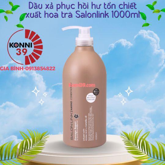 Dầu xả phục hồi hư tổn chiết xuất hoa trà Salonlink 1000ml-duoc-ban-tai-Konni39Giabinh
