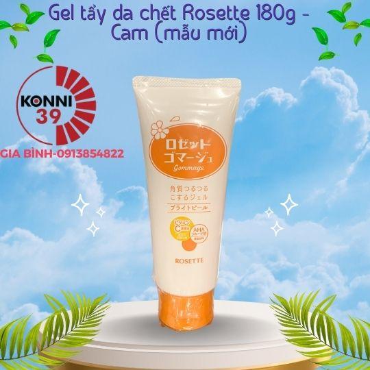 Gel tẩy da chết Rosette 180g - Cam (mẫu mới-Da khô)-duoc-ban-tai-Konni39Giabinh