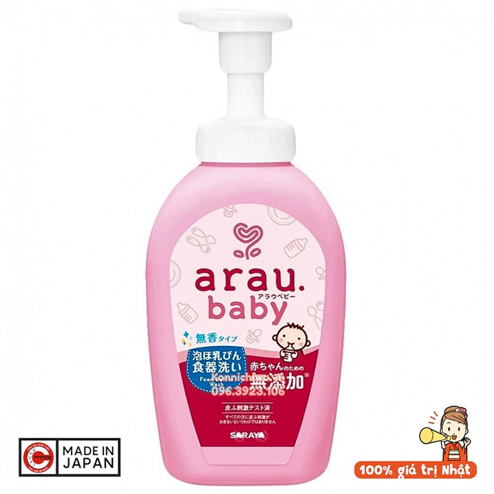 Nước rửa bình sữa Arau 500ml-duoc-ban-tai-Konni39Giabinh