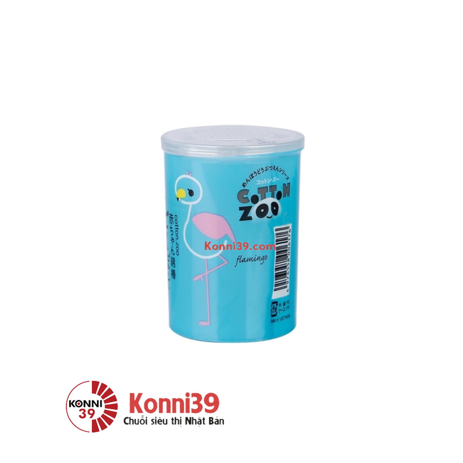 Tăm bông Cotton Zoo cho bé sơ sinh hình hạc hộp 200 cây-duoc-ban-tai-Konni39Giabinh