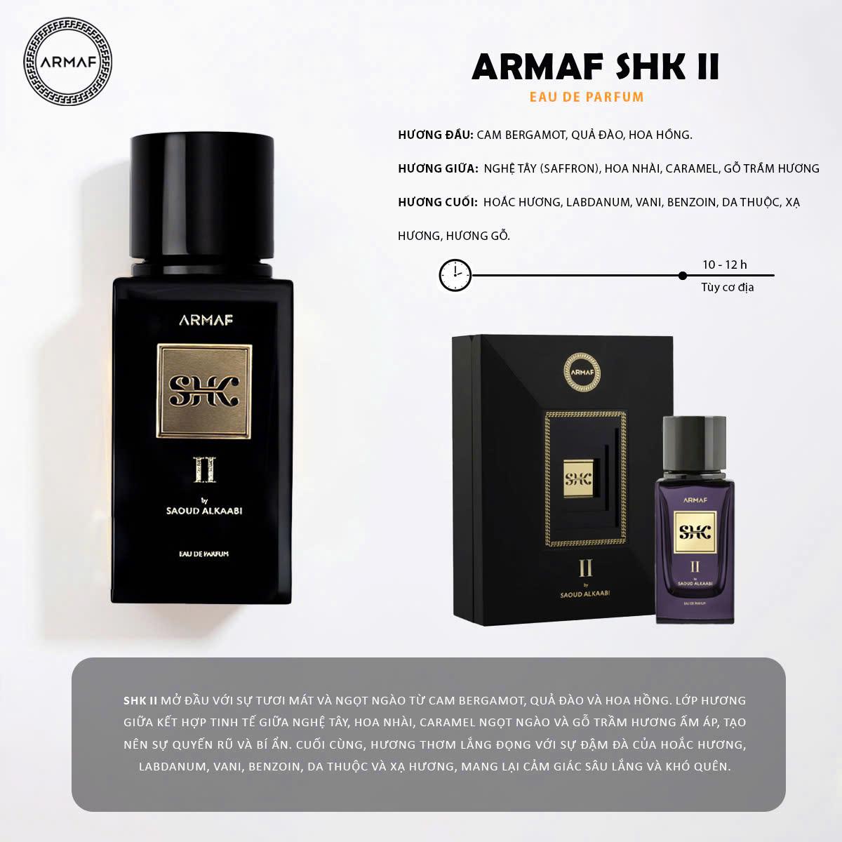 Nước Hoa Armaf SHK II, I Eau De Parfum 100ml-duoc-ban-tai-Konni39Giabinh