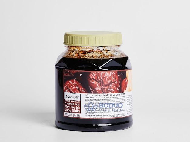 Mứt táo đỏ long nhãn boduo hộp 1kg-duoc-ban-tai-Nguyên Liệu Lê Gia