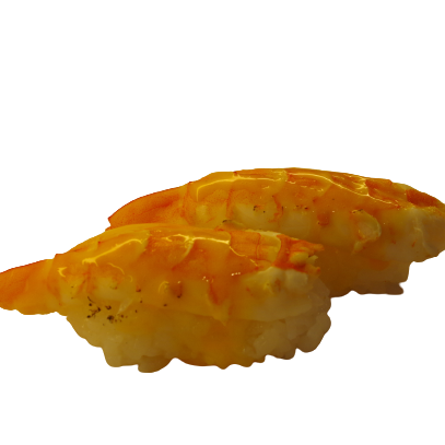 Nigiri tôm nướng sốt pho mai (2 miếng)-duoc-ban-tai-Kuroi Sushi