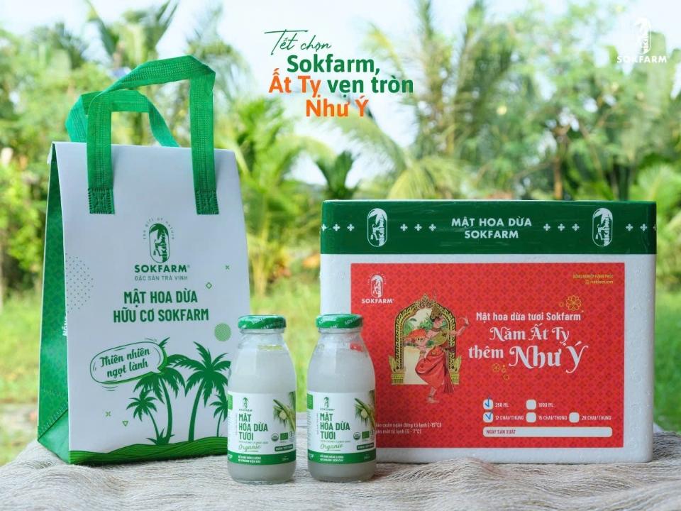 Túi giữ nhiệt Mật Hoa Dừa Sokfarm-duoc-ban-tai-SOKFARM.ASIA