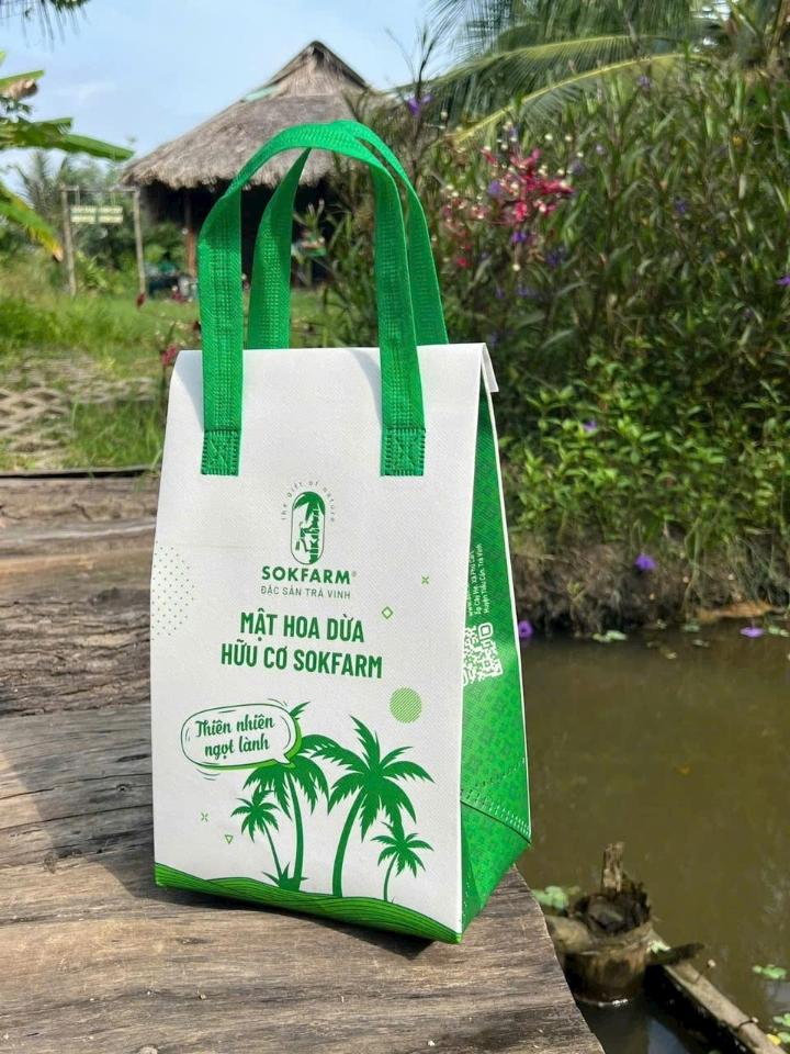 Túi giữ nhiệt Mật Hoa Dừa Sokfarm-duoc-ban-tai-SOKFARM.ASIA