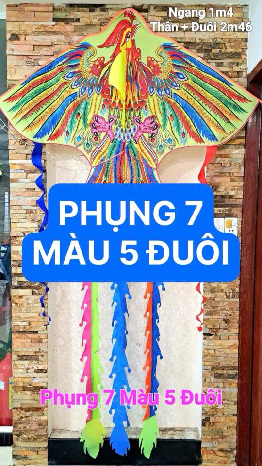 Diều phụng 7 màu 5 đuôi-duoc-ban-tai-LV