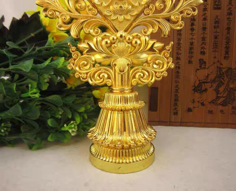 Tượng Bát Cát Tường Bằng Đồng Mạ Vàng 7 Inch – Pháp Khí Mật Tông, Thủ Công Nepal-duoc-ban-tai-Samaya Shop chuyên cung cấp pháp khí, vật phẩm Kim Cang Thừa và Phật giáo nói chung với giá cả hợp lý, chất lượng tốt, tạo điều kiện gieo duyên cho đạo hữu tu tập. Lợi nhuận từ shop được dành để cúng dường và hỗ trợ các hoạt động, sự kiện do trung tâm tổ chức