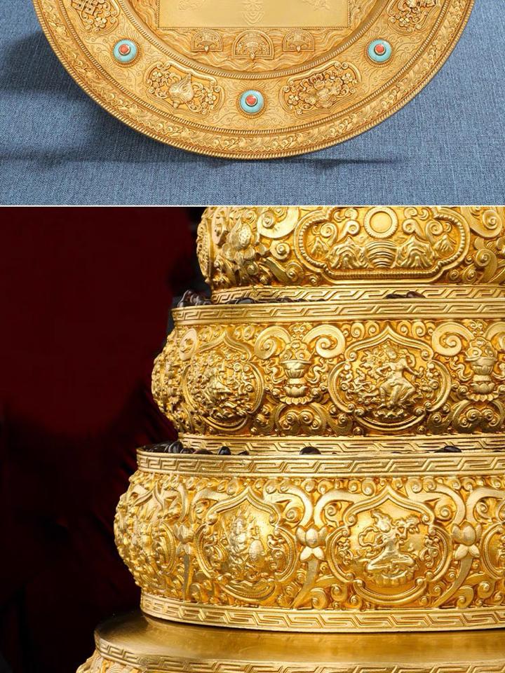 Mandala bằng đồng với họa tiết Bát Cát Tường, bộ đầy đủ cỡ lớn 15cm.-duoc-ban-tai-Samaya Shop chuyên cung cấp pháp khí, vật phẩm Kim Cang Thừa và Phật giáo nói chung với giá cả hợp lý, chất lượng tốt, tạo điều kiện gieo duyên cho đạo hữu tu tập. Lợi nhuận từ shop được dành để cúng dường và hỗ trợ các hoạt động, sự kiện do trung tâm tổ chức
