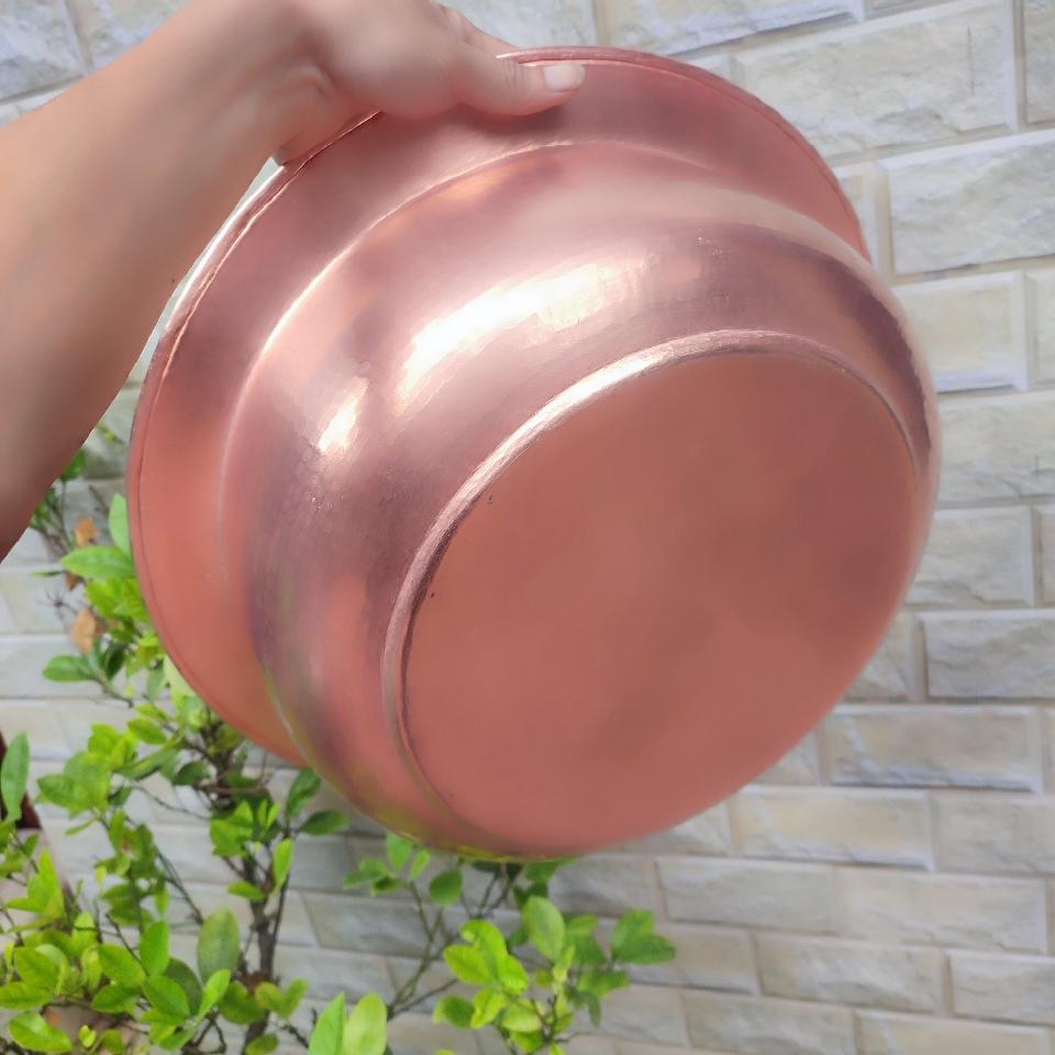Chậu đồng đỏ gò thủ công-duoc-ban-tai-Làng Nghề Gò Đúc Đồng Đại Bái