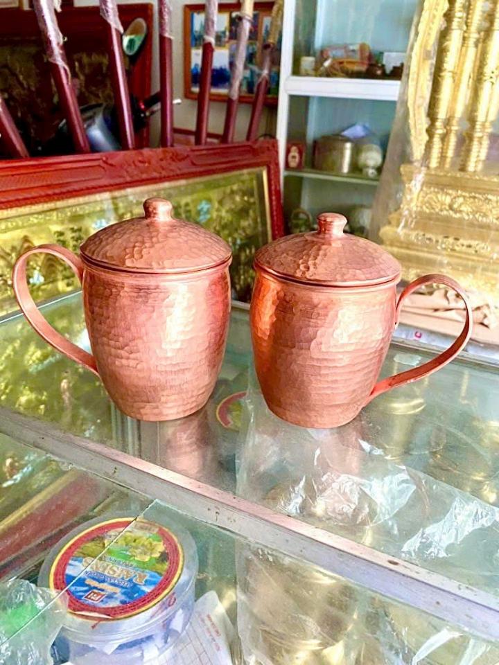 Cốc đồng gò thủ công 100% nghệ nhân làng nghề-duoc-ban-tai-Làng Nghề Gò Đúc Đồng Đại Bái