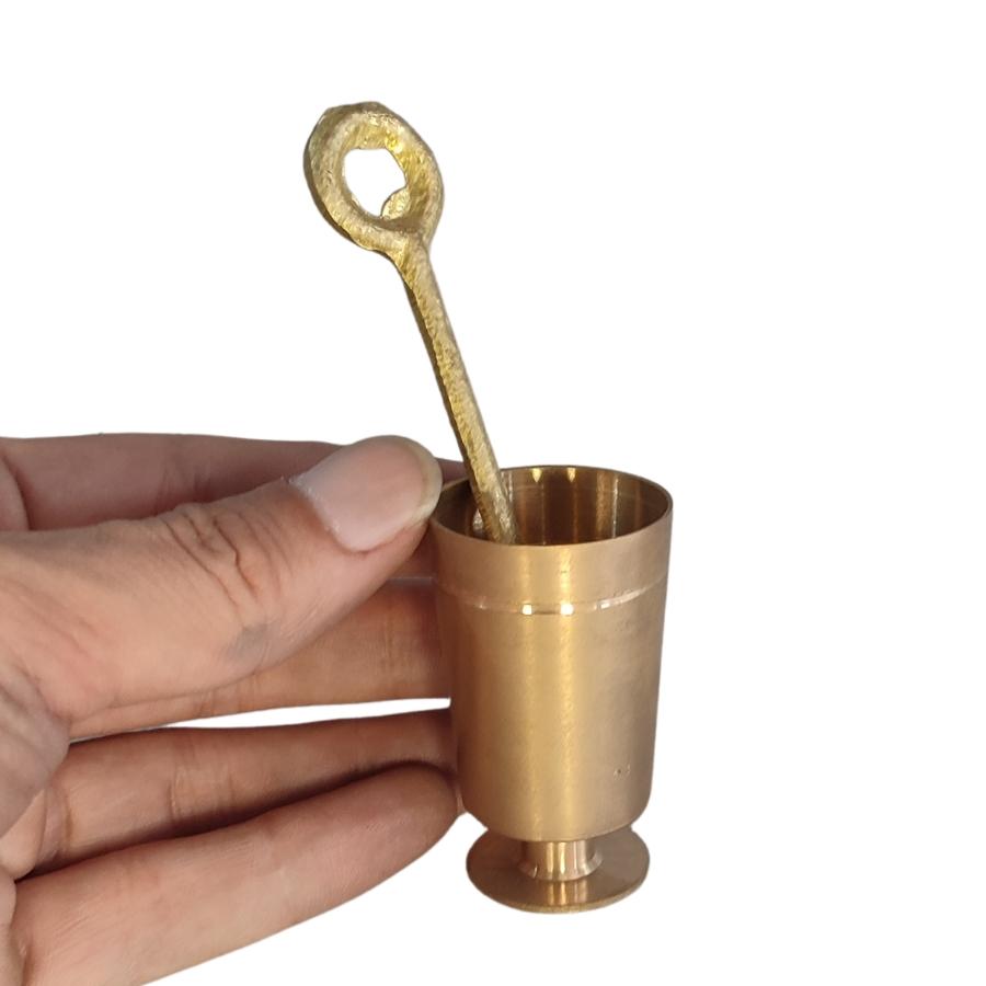 Cối giã trầu bằng đồng đúc nguyên chất-duoc-ban-tai-Làng Nghề Gò Đúc Đồng Đại Bái