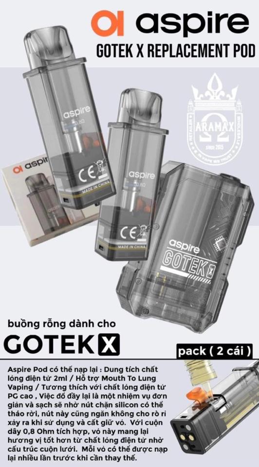 Đầu rỗng gotek-duoc-ban-tai-Teddy Pod System