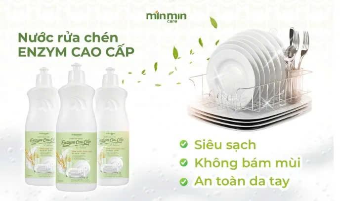 Nước rửa chén  Enzym cao cấp-duoc-ban-tai-Bách Hoá Cơ Đốc