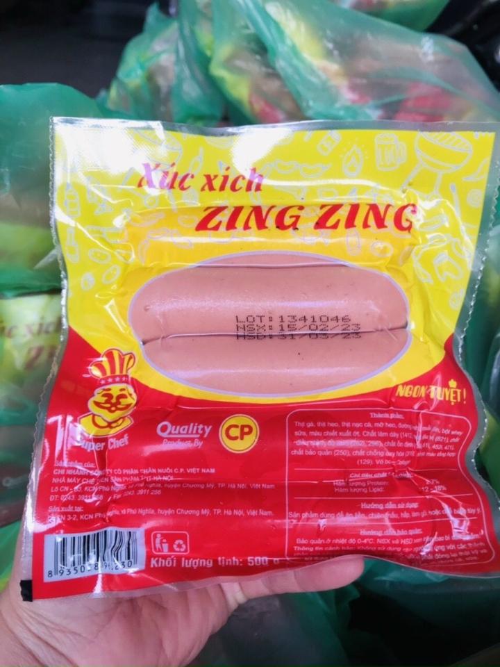 Xúc xích zing zing CP -duoc-ban-tai-QUỲNH CHI FOODS