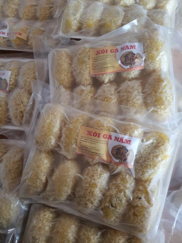 Xôi gà nấm 10c-duoc-ban-tai-QUỲNH CHI FOODS