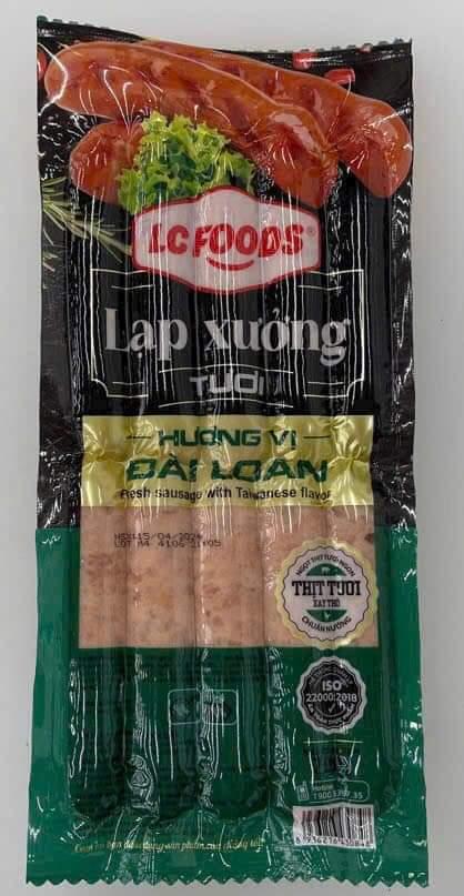 Lạp xưởng tươi Hương vị Đài Loan gói 750gr-duoc-ban-tai-QUỲNH CHI FOODS