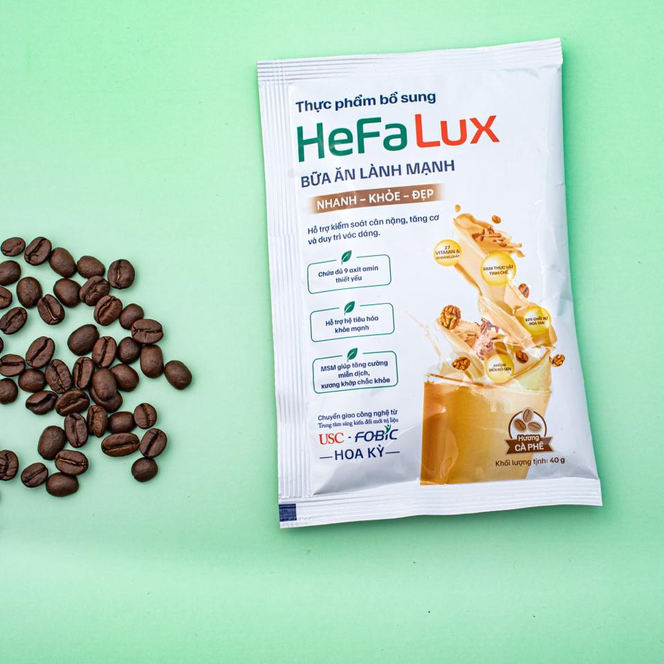 HeFa Lux 1.Kiểm soát cân nặng (Đốt mỡ - Xây cơ)  2.Sử dụng được cho người bị tiểu đường  3.Kiểm soát mỡ trong máu  4.Giúp xương khớp chắc khỏe  5.Hỗ trợ tăng cường miễn dịch, tăng đề kháng  6.Trẻ ăn ngon miệng  7.Tăng cường, phục hồi sức khoẻ  8.Nhuậ-duoc-ban-tai-Alice Quỳnh