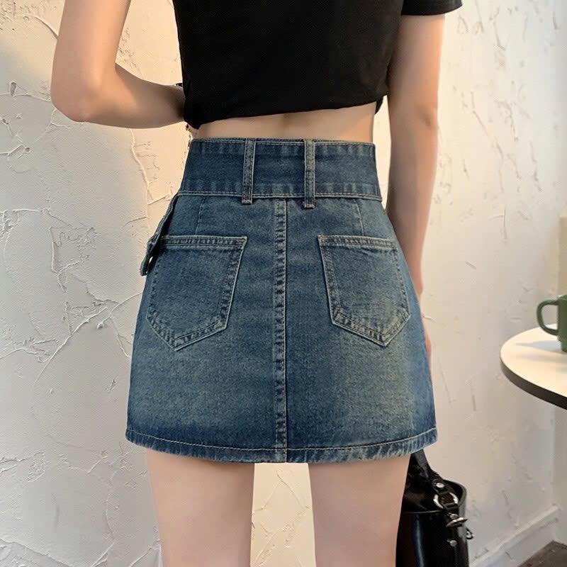 (2)CHÂN VÁY NGẮN JEAN NỮ 1204MK58 Hach dáng là đây. Cv hot hit tôn dáng ăn gian tuổi lắm nhé. -duoc-ban-tai-Alice Quỳnh