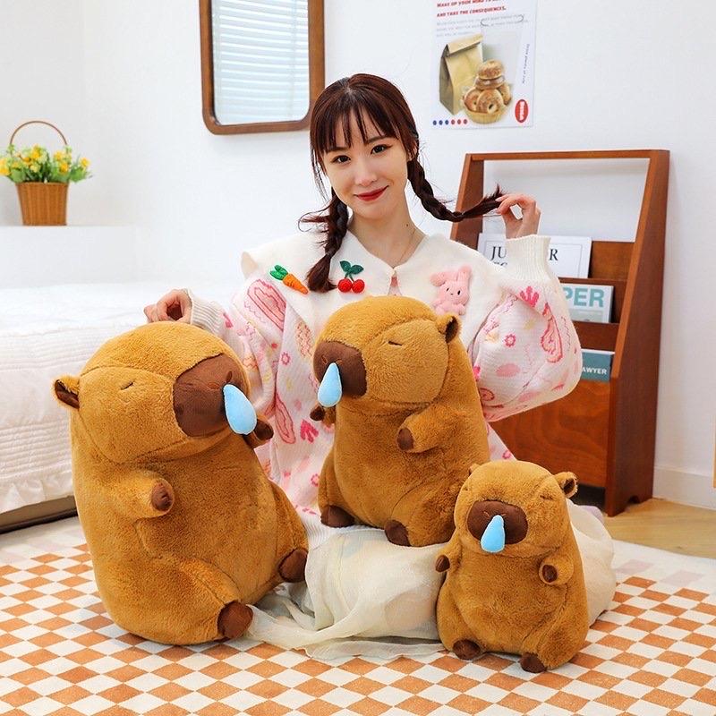 THÚ BÔNG CAPYBARA LÒ MŨI 1405MK43 -SZ 30cm: 130k -Sz 40cm: 170k -Sz 50cm: 210k-duoc-ban-tai-Alice Quỳnh