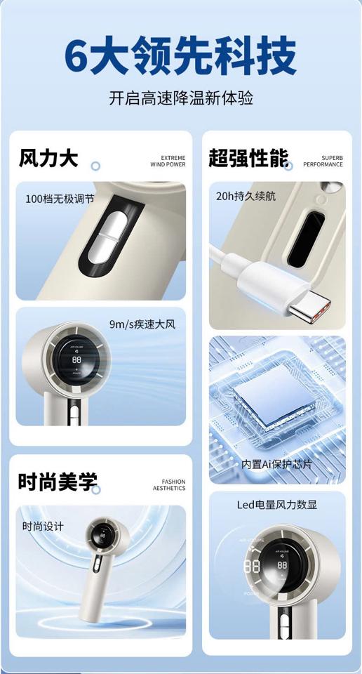 QUẠT CẦM TAY MINI 2603MK10-duoc-ban-tai-Alice Quỳnh