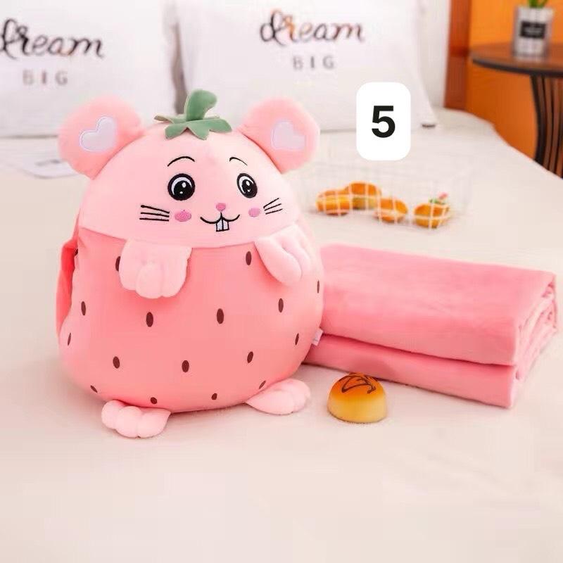 THÚ BÔNG 2IN1 0305MK42 Gấu Bông 🧸 Có Mền !!!! Nó cưng khiếppp ‼️‼️‼️ #Mua 1 mà được 2 -duoc-ban-tai-Alice Quỳnh