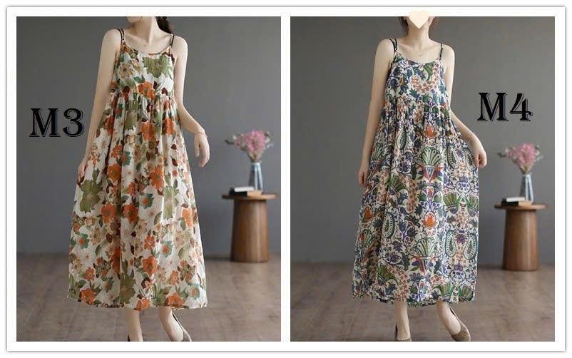 VÁY 2 DÂY HOA ĐI BIỂN 2405MK03-duoc-ban-tai-Alice Quỳnh